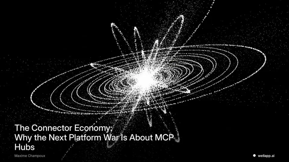 Cover for The Connector Economy: Why the Next Platform War Is About MCP Hubs